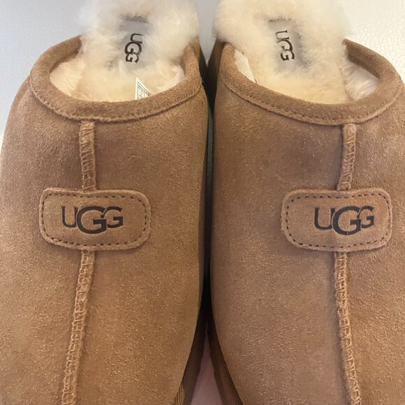 NIB UGG DISCOQUETTE SLIDE SLIPPER CHESTNUT SIZE 9 - Picture 8 of 10
